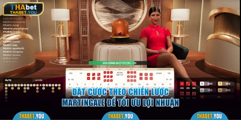 Đặt cược theo chiến lược Martingale để tối ưu lợi nhuận